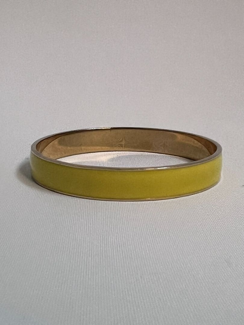 yellow J Crew bangle, OS