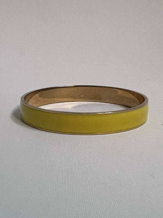yellow J Crew bangle, OS