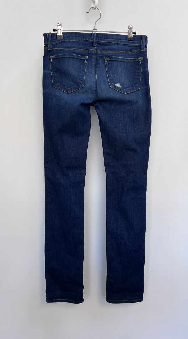 blue wash JBrand ripped jeans, 27