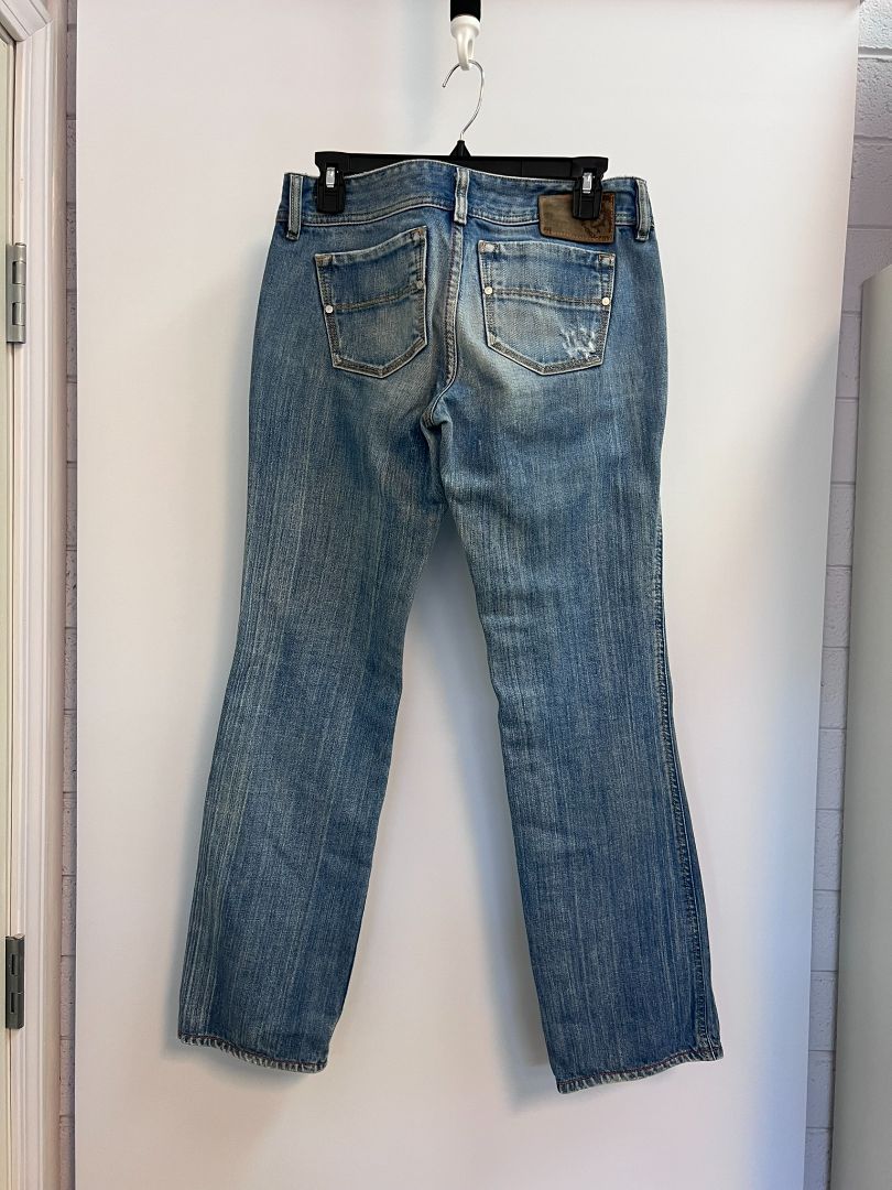 denim wash Diesel straight leg jeans, 29 x 30