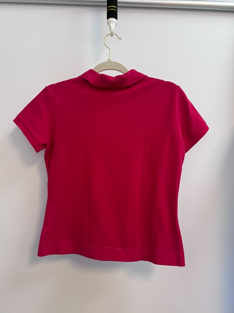 pink Lacoste polo shirt, 42