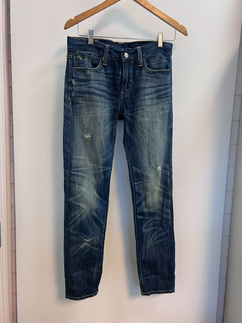 dark denim wash Ralph Lauren vintage jeans, 26