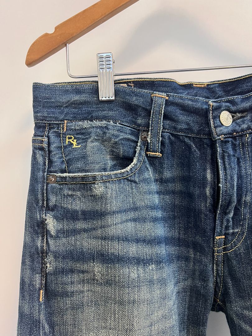 dark denim wash Ralph Lauren vintage jeans, 26
