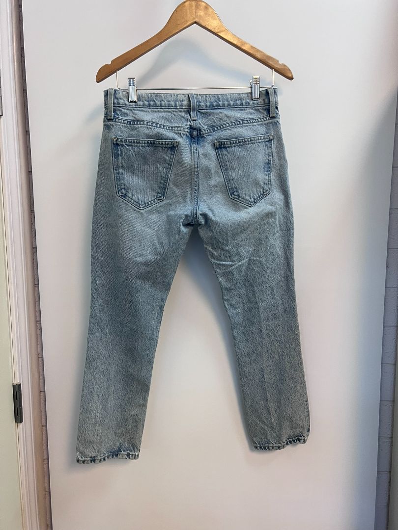 light wash Current/Elliot straight leg, 25