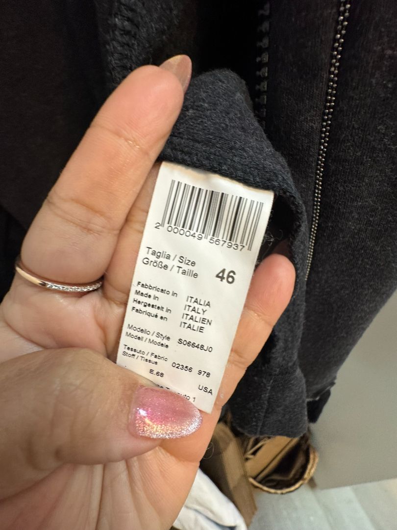 gray Peserico 2 piece jog set, L