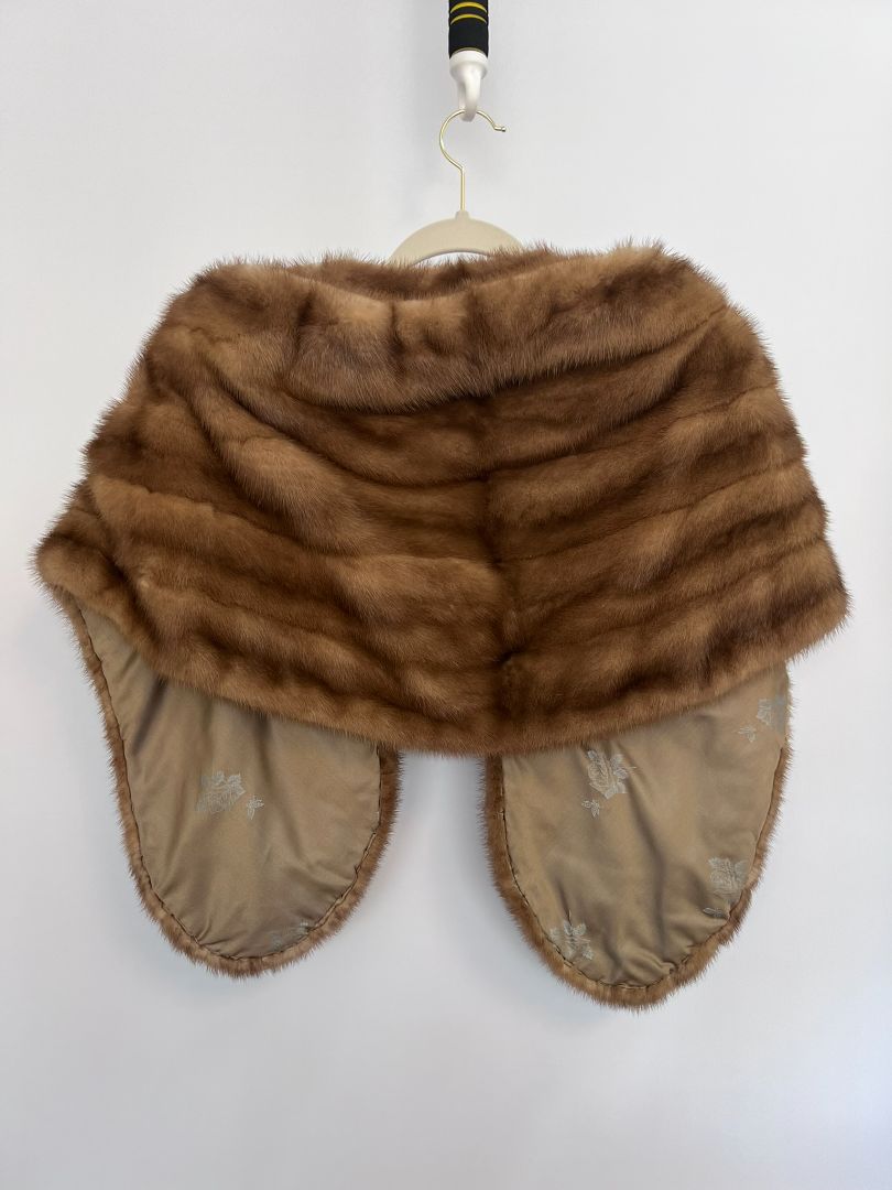 mocha Louise J Smith shawl, OS