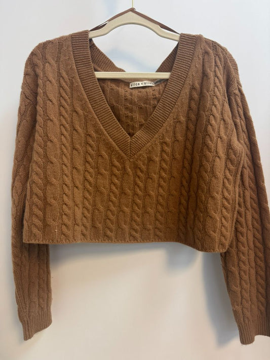 camel Alice + Olivia sweater, S/P