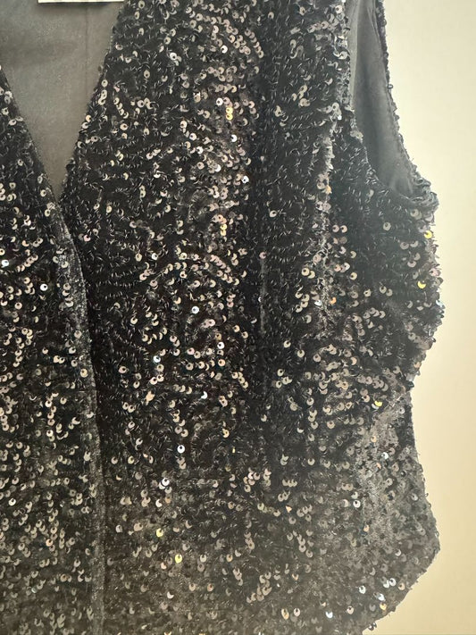 black ZARA vest, S