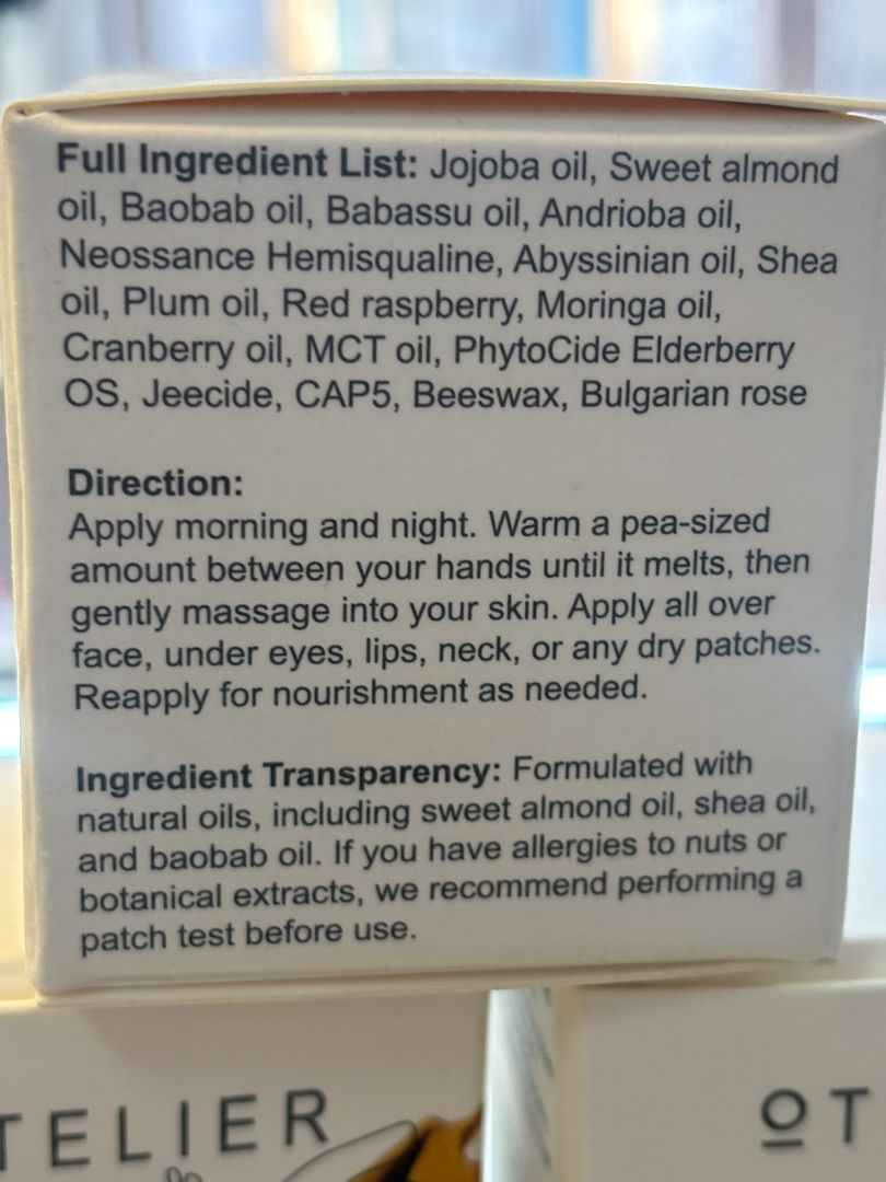 NA Otelier Nourishing rich balm, 30 ML