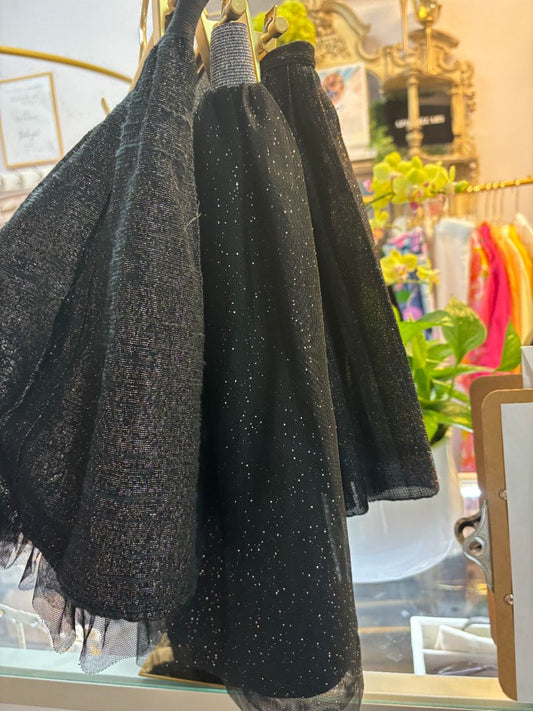 black Hanna Anderson black glitter tutus, 8
