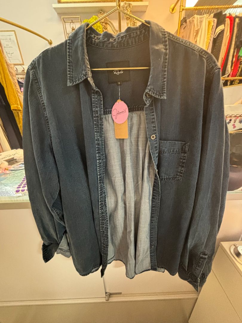 denim Rails denim button down shirt, XL