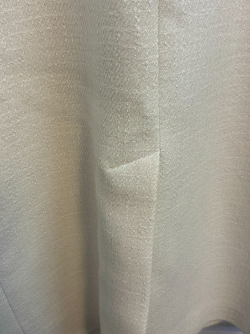 white Sandro double breast coat, L