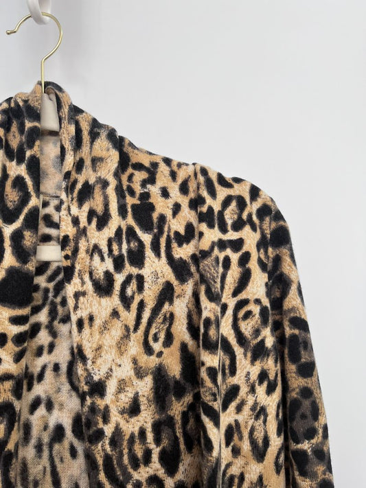 leopard Neiman Marcus sweater, M