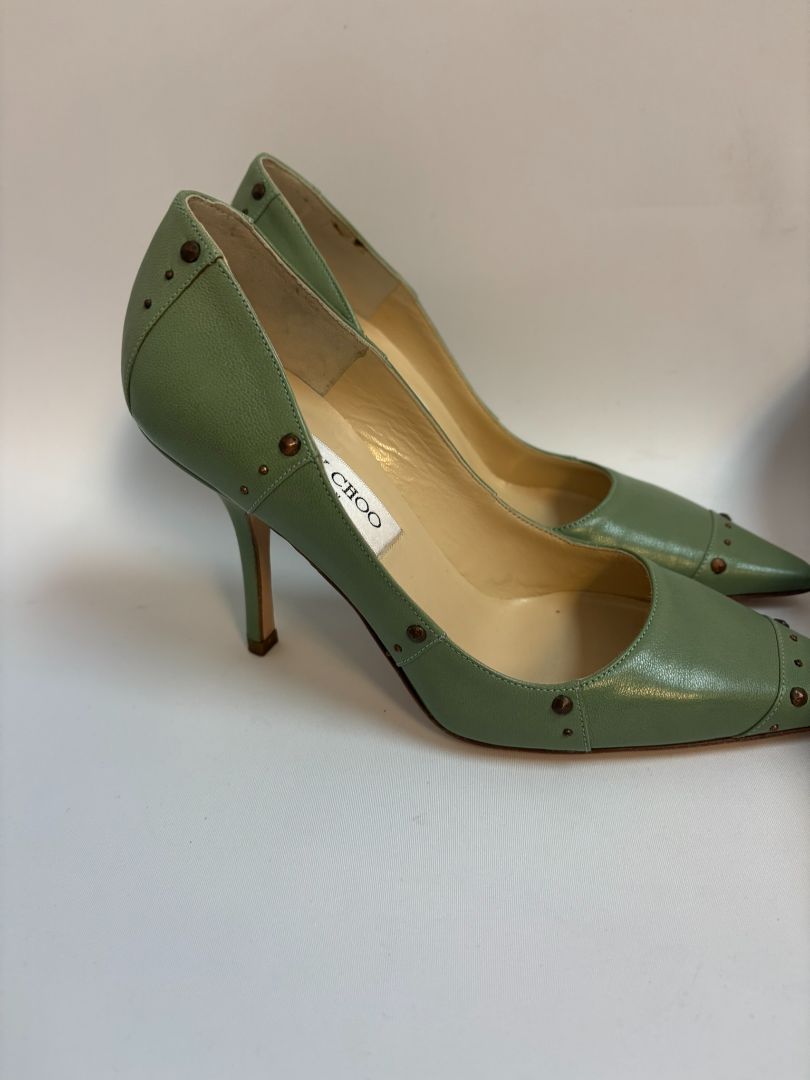 green Jimmy Choo heels, 36