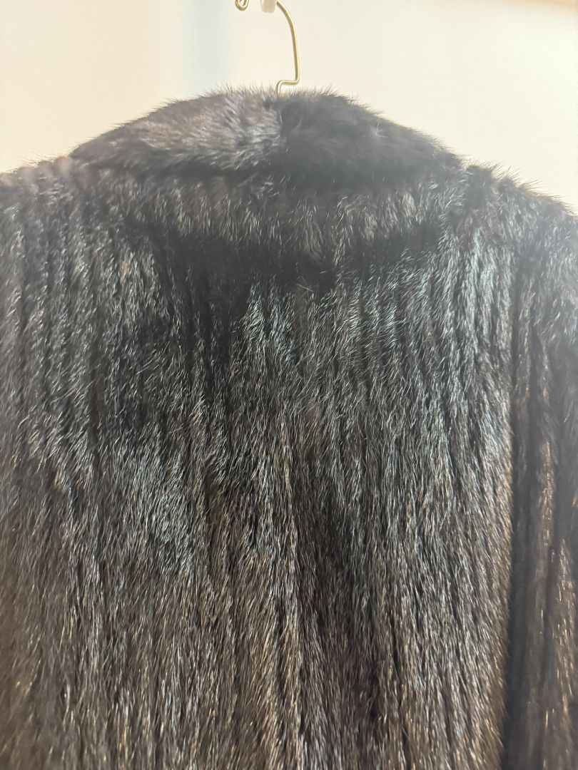black Saga Mink bomber fur jacket, 4