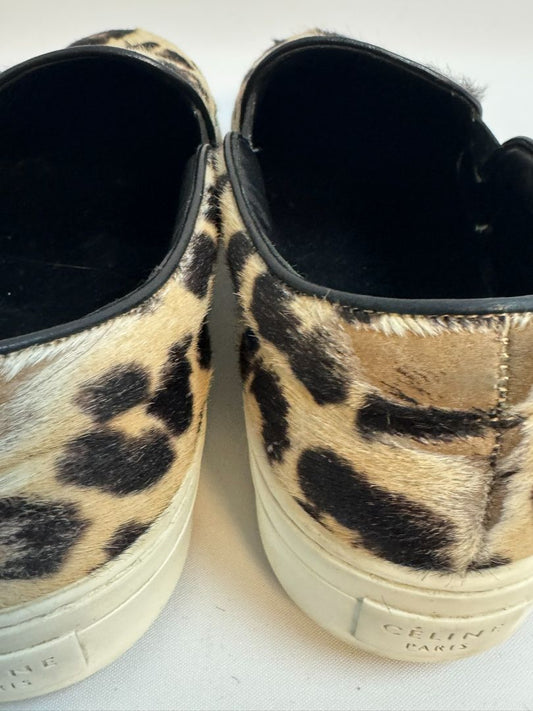 pony hair Celine loafers slides, 38