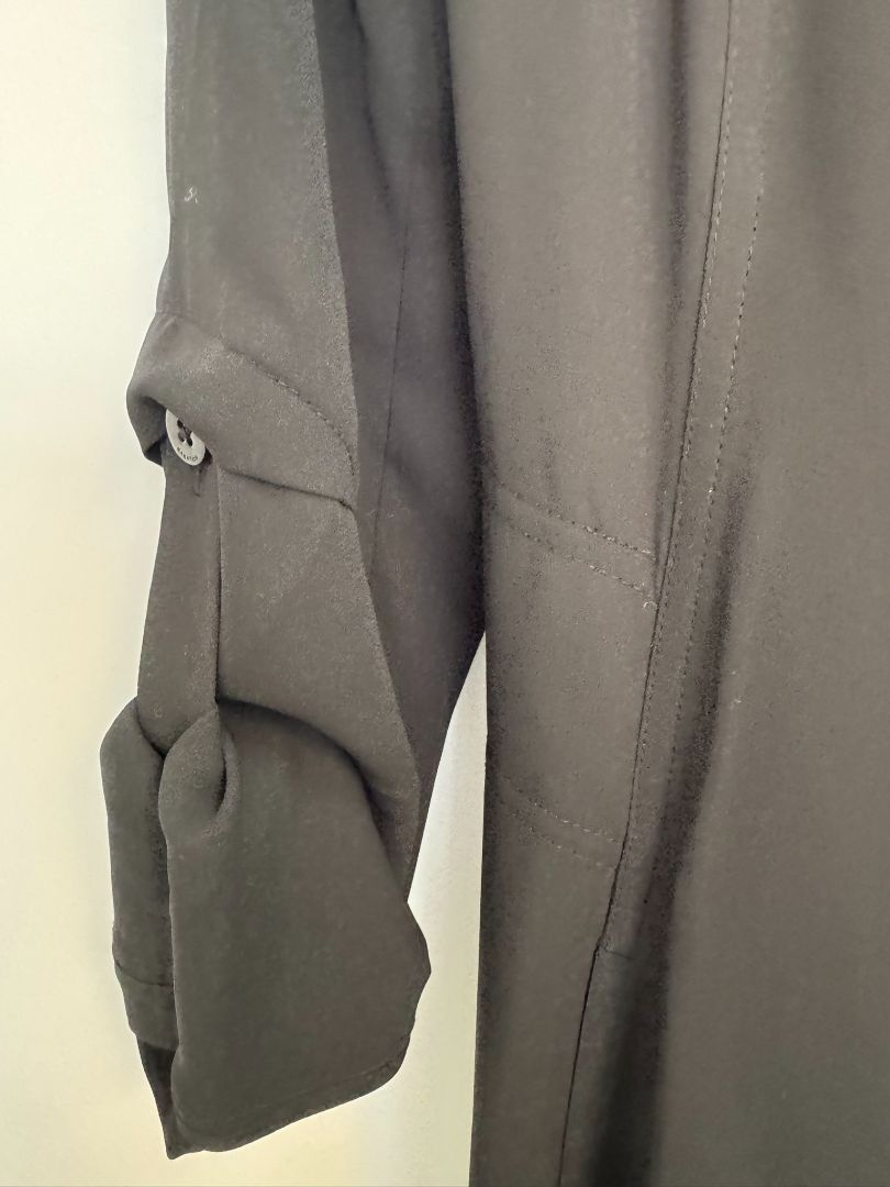 black Babaton swing coat, xxs