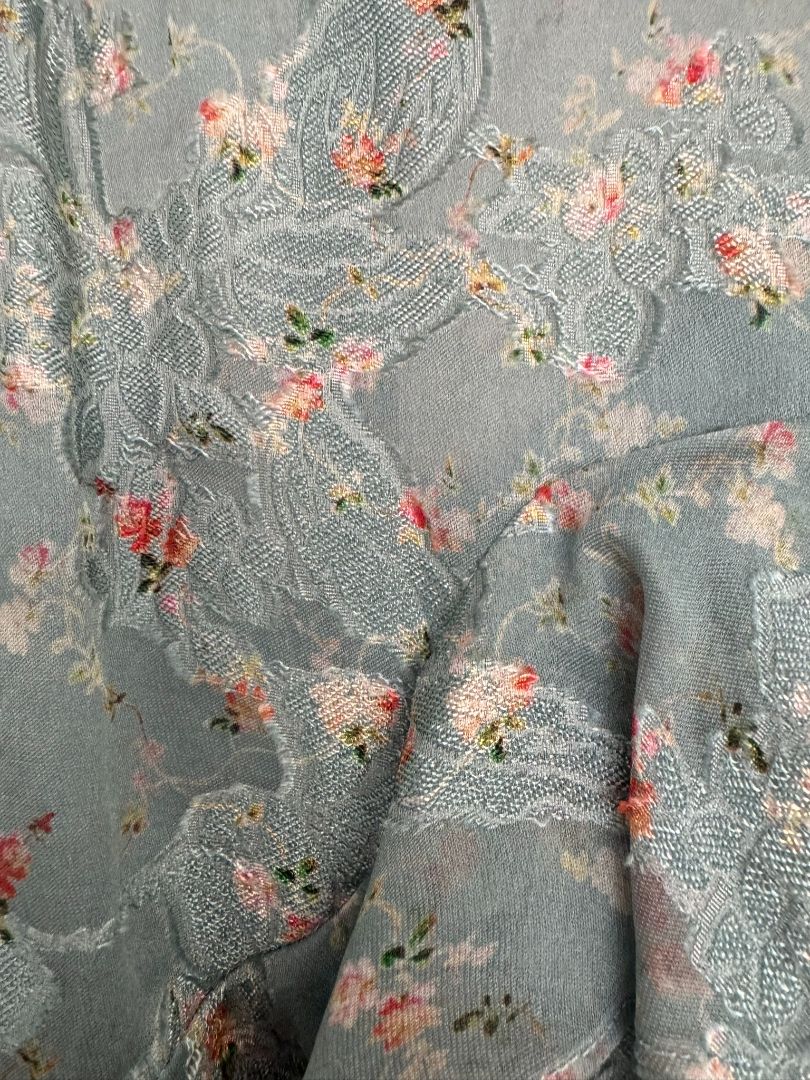 blue Rebecca Taylor floral top, 0
