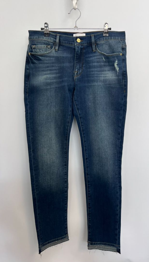 blue wash FRAME skinny jeans, 28