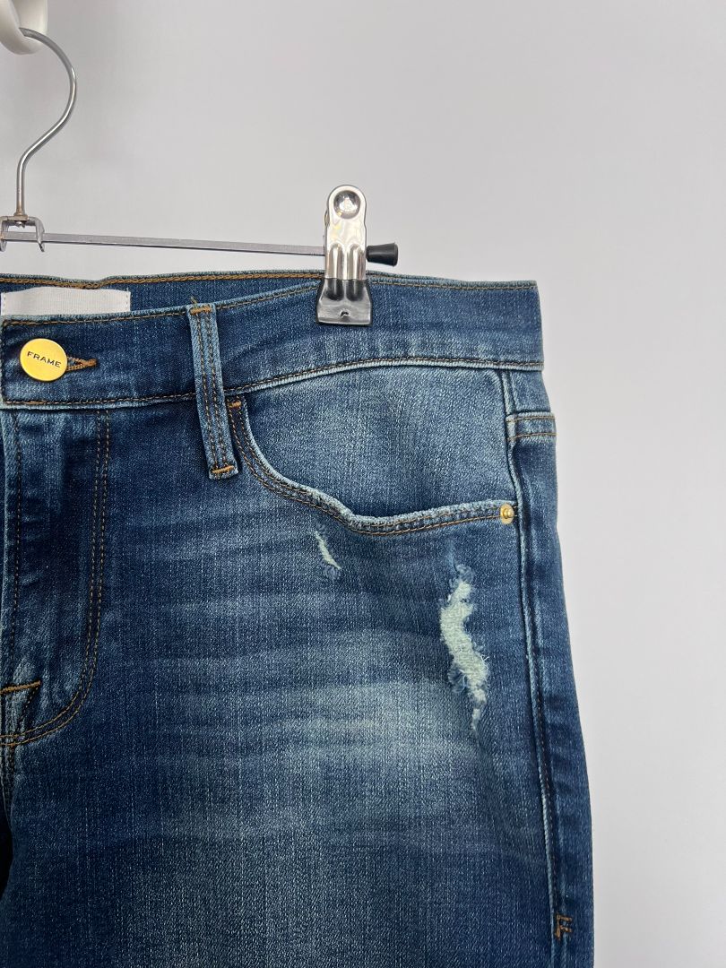 blue wash FRAME skinny jeans, 28