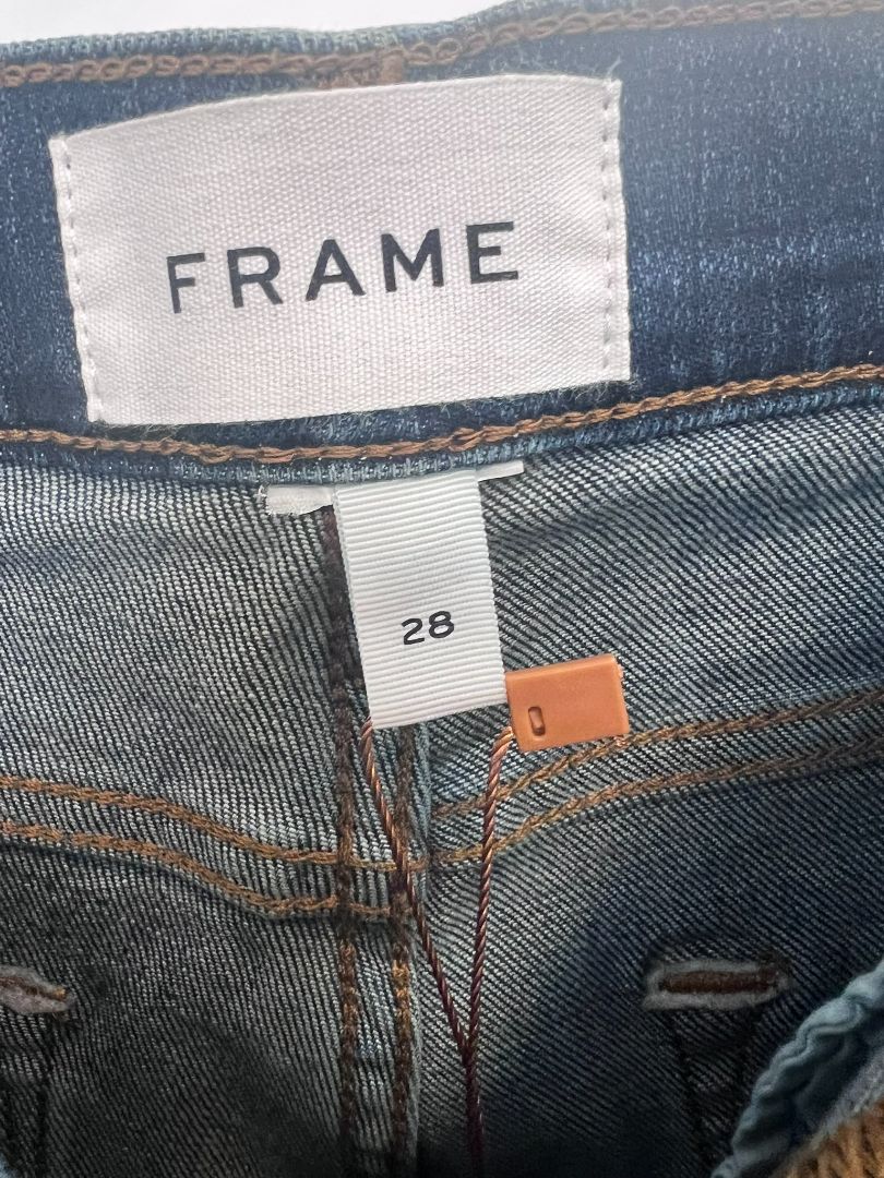 blue wash FRAME skinny jeans, 28