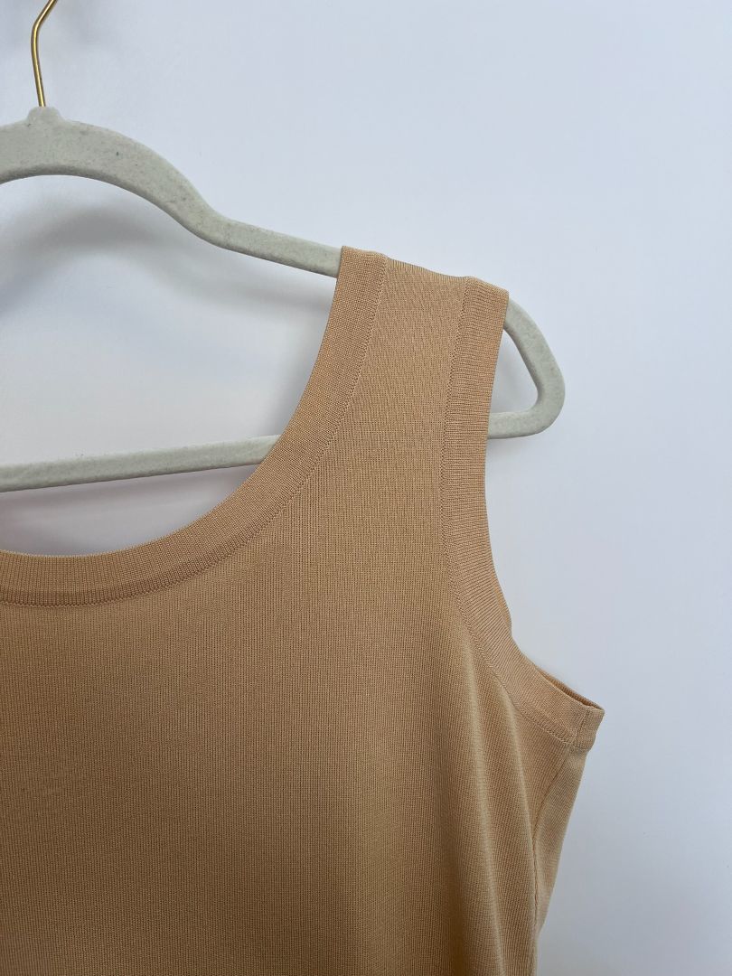 beige Misook tank top, M