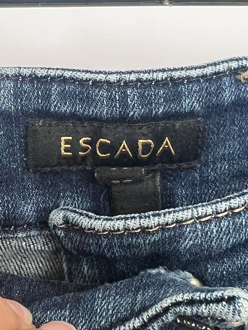 blue wash Esacada straight jeans, 38