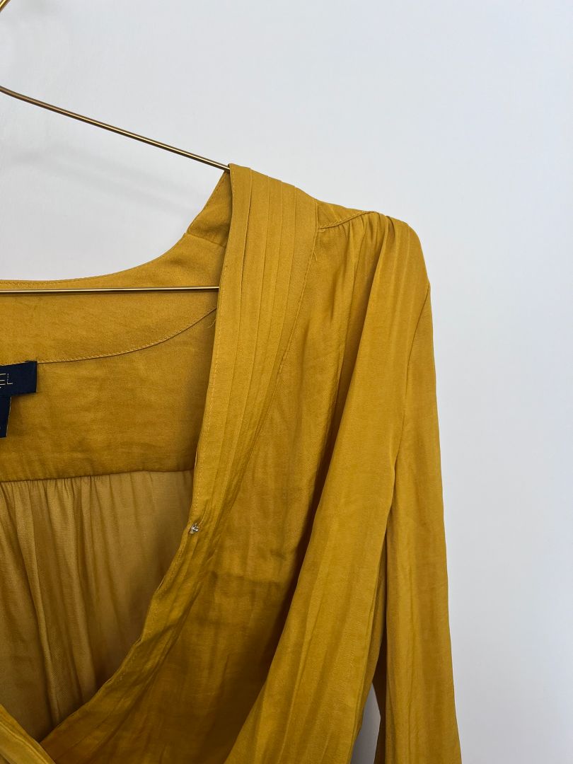 yellow Rachel Roy blouse, S