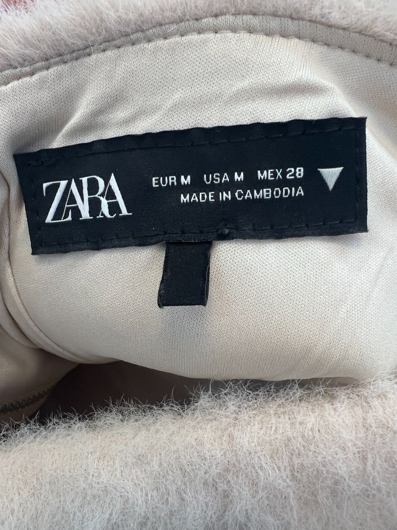 white Zara tube top, M