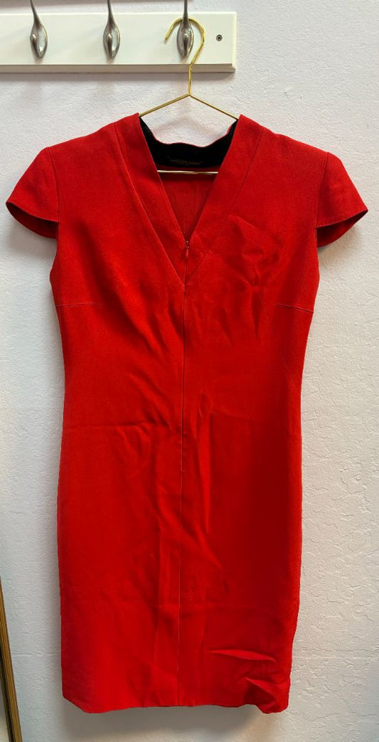Alexander McQueen Red designer dress