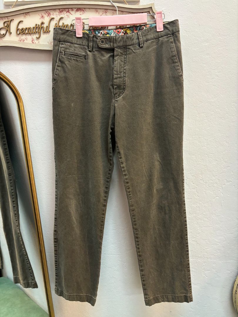 brown Setex cotton slacks, 32