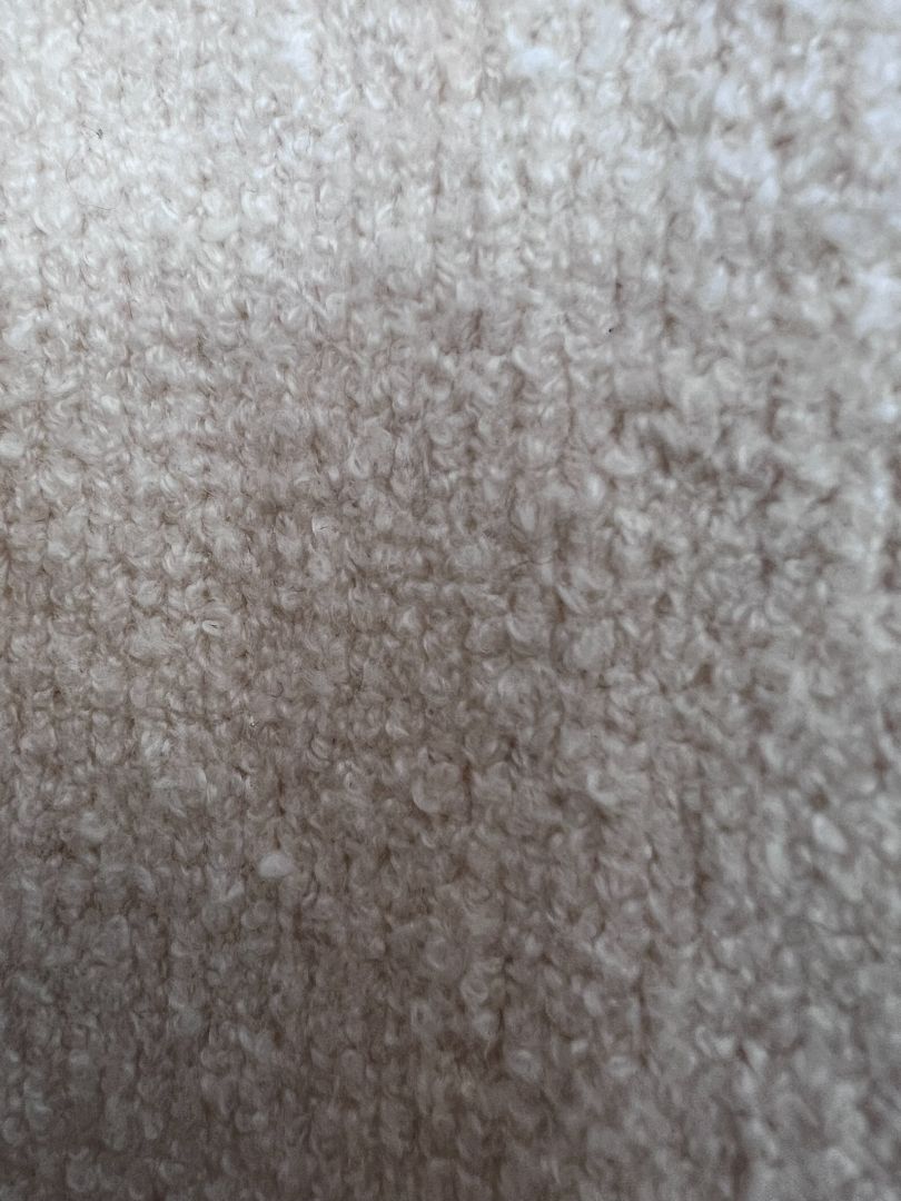 white Express sweater coat, M