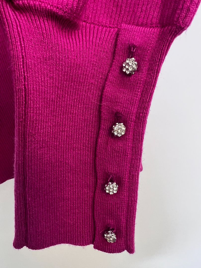 fuschia Ann Taylor balloon sleeve sweater, MP