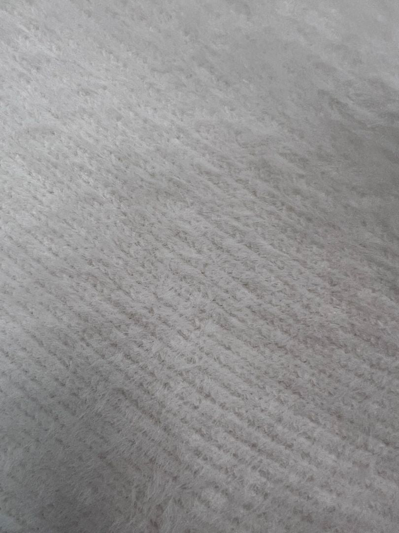 white NA sweater wrap, M