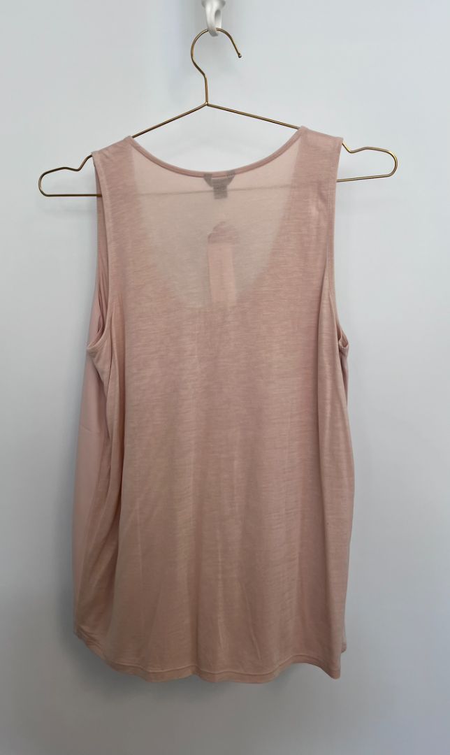 blush Ann Taylor tank top, M