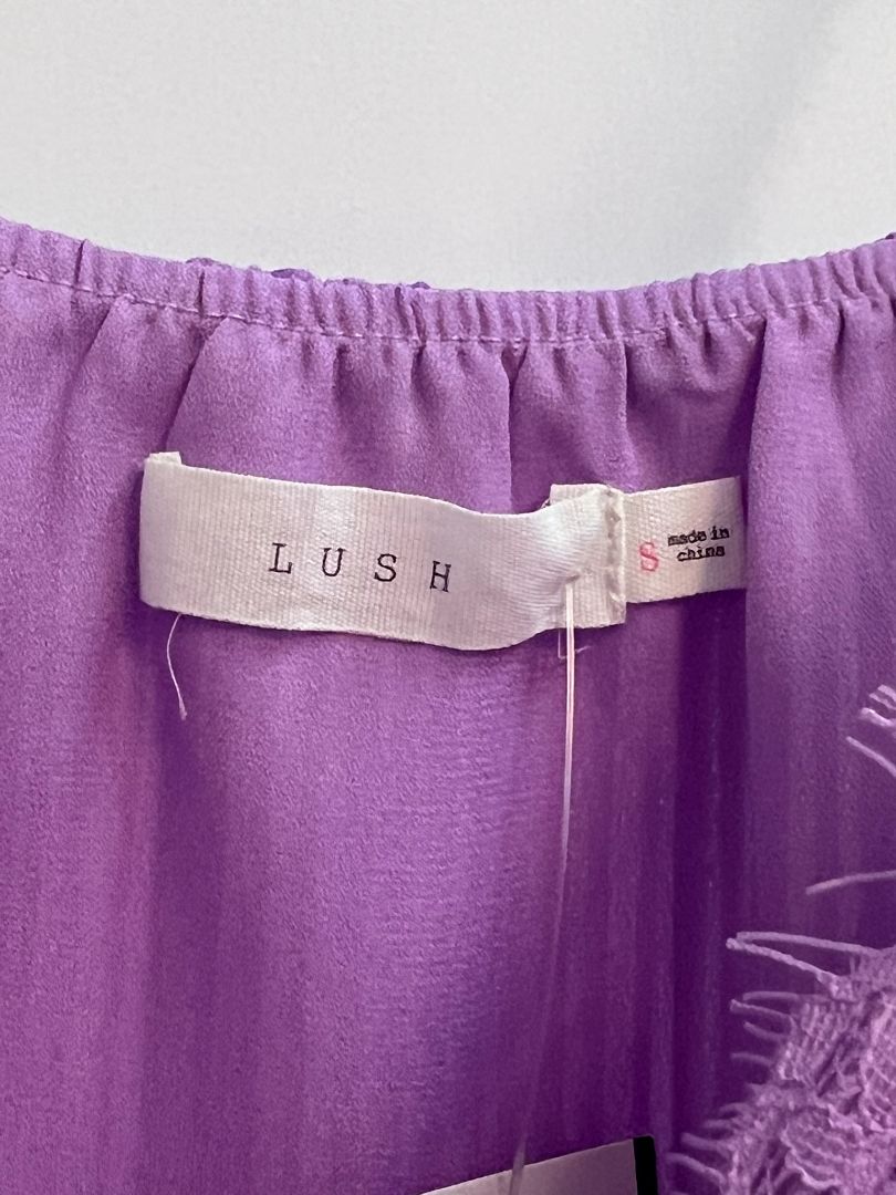 purple Lush tank top, L