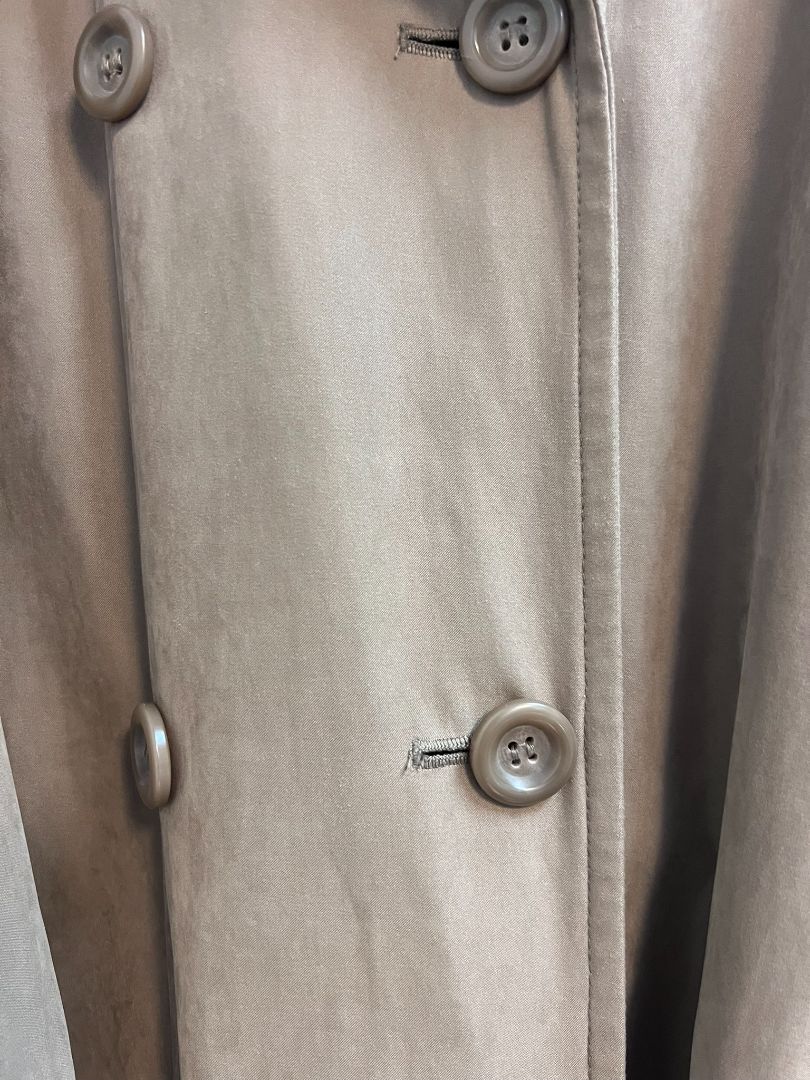 beige London Fog long coat, 4P