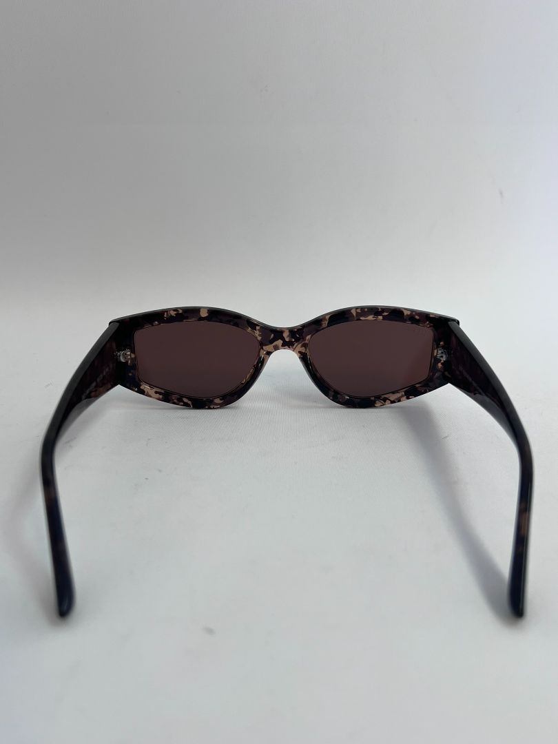 brown multi Diff retro sunglasses, NA