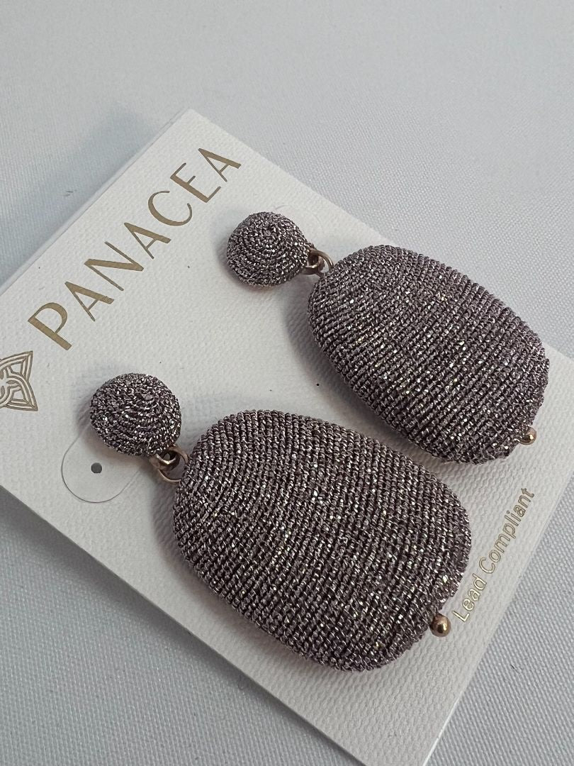 champagne Panacea drop earrings, NA