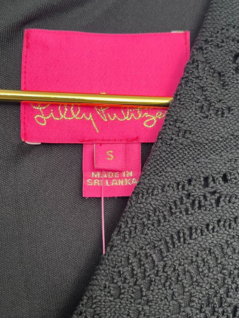 black Lilly Pulitzer wrap dress, S