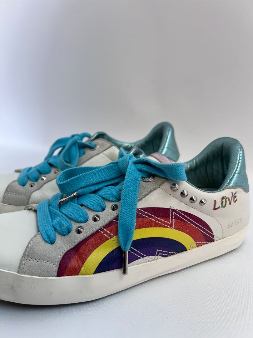 white Zadig & Voltaire sneakers, 9