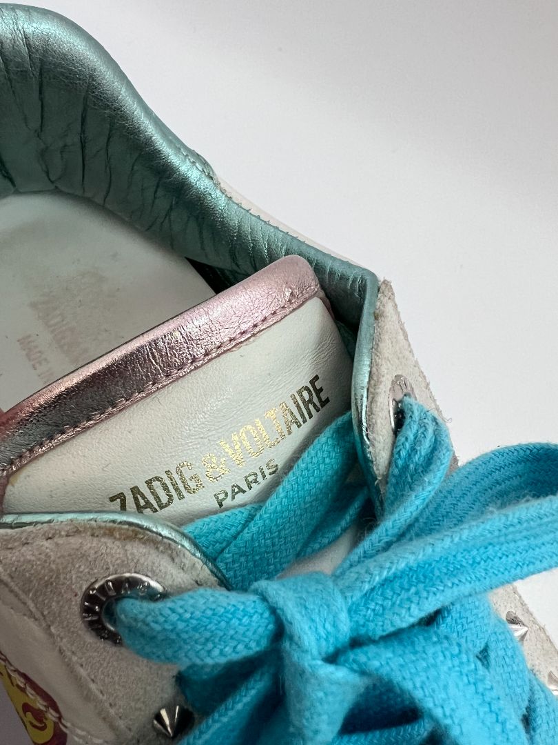 white Zadig & Voltaire sneakers, 9