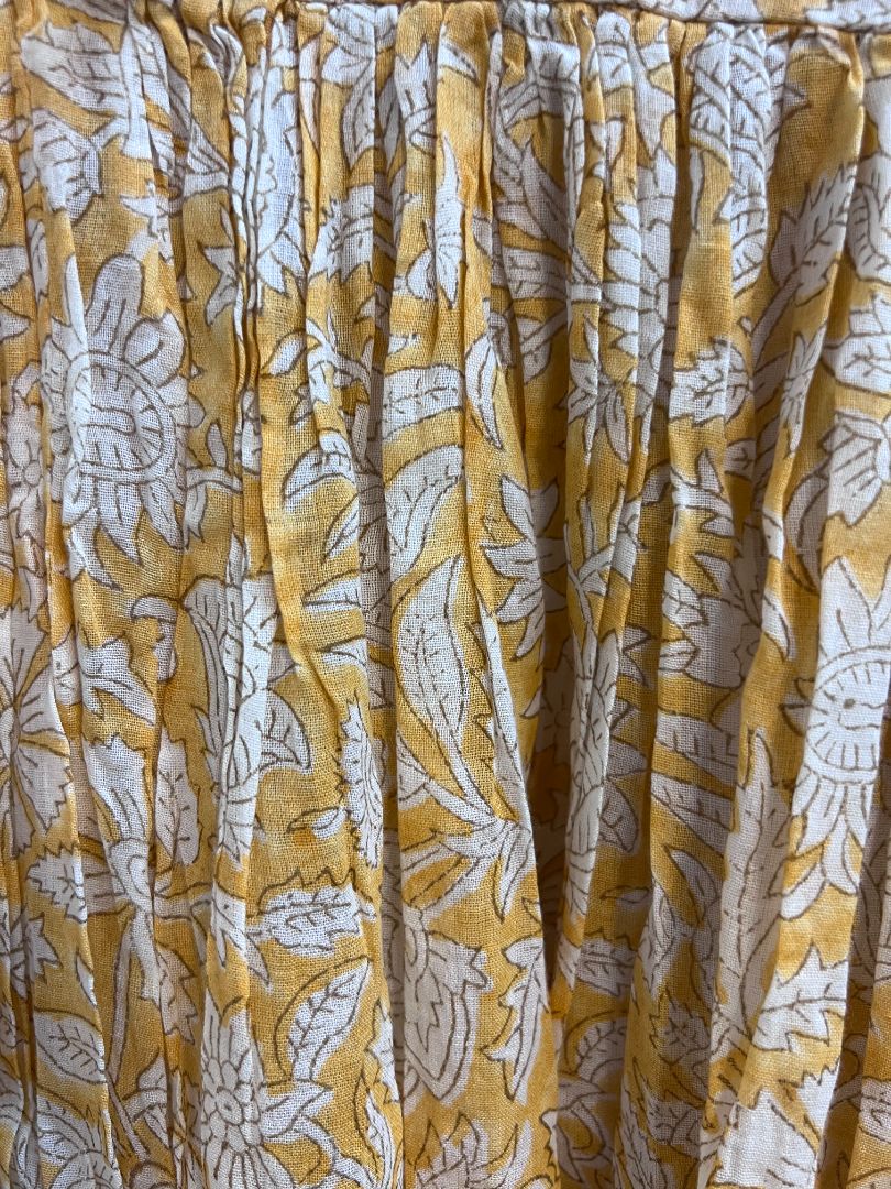 yellow multi Daughters of India summer dress, XL