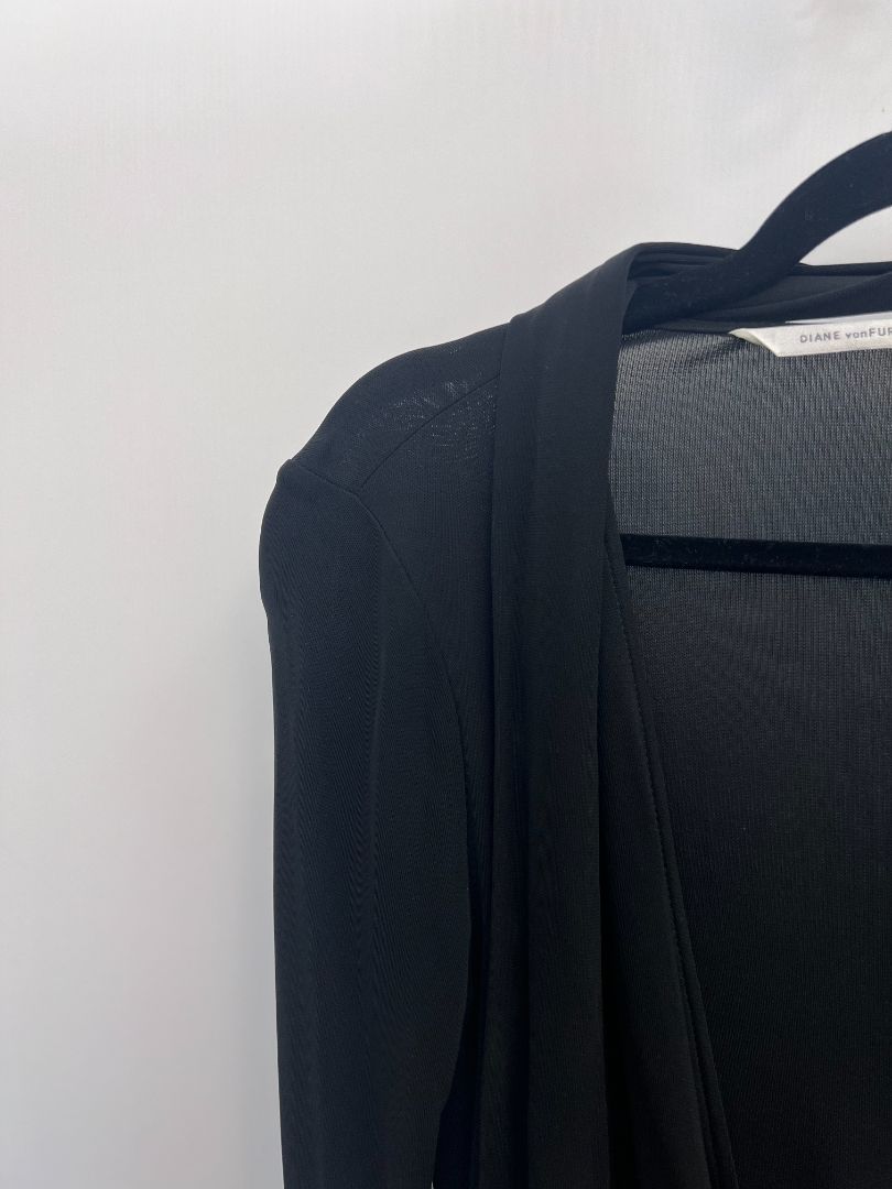 black Diane von Furstenberg wrap dress, one size