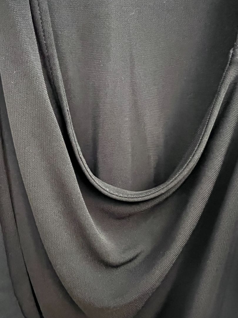 black Diane von Furstenberg wrap dress, one size