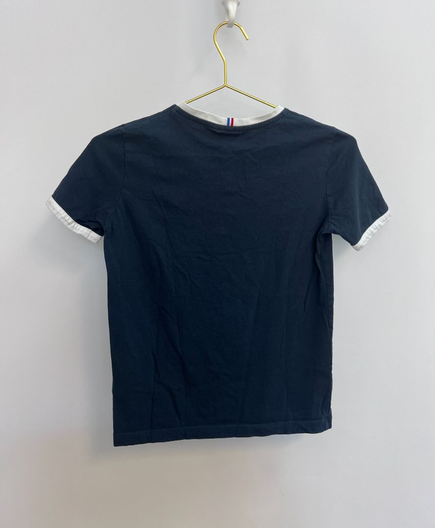 blue multi le coq sportif fitted top, 12A
