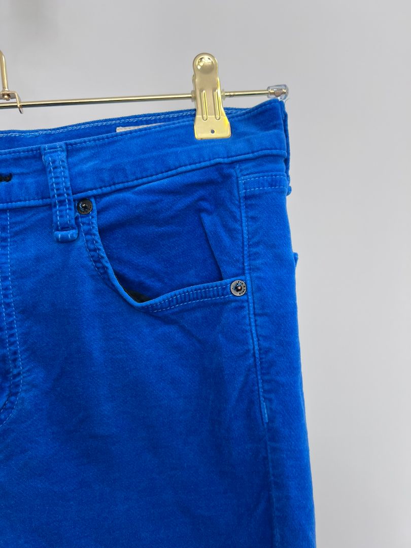 blue Rag & Bone suede jeans, 28