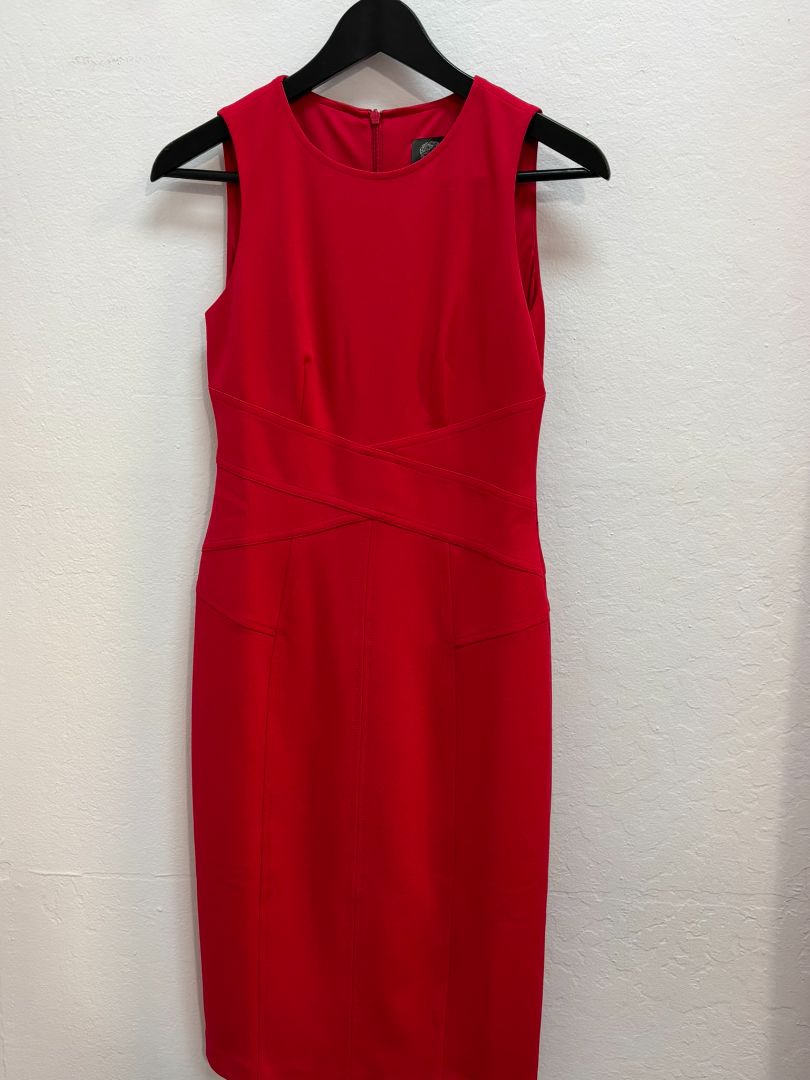 red Vince Camuto midi dress, 2