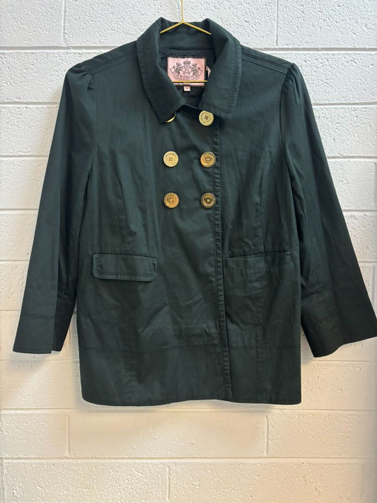 black & gold Juicy Couture buttoned jacket, M
