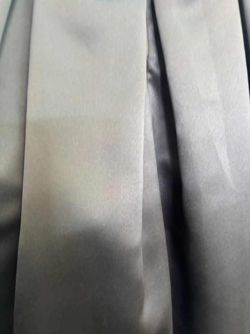 brown Vera Wang vintage mushroom brown satin tea length, 6
